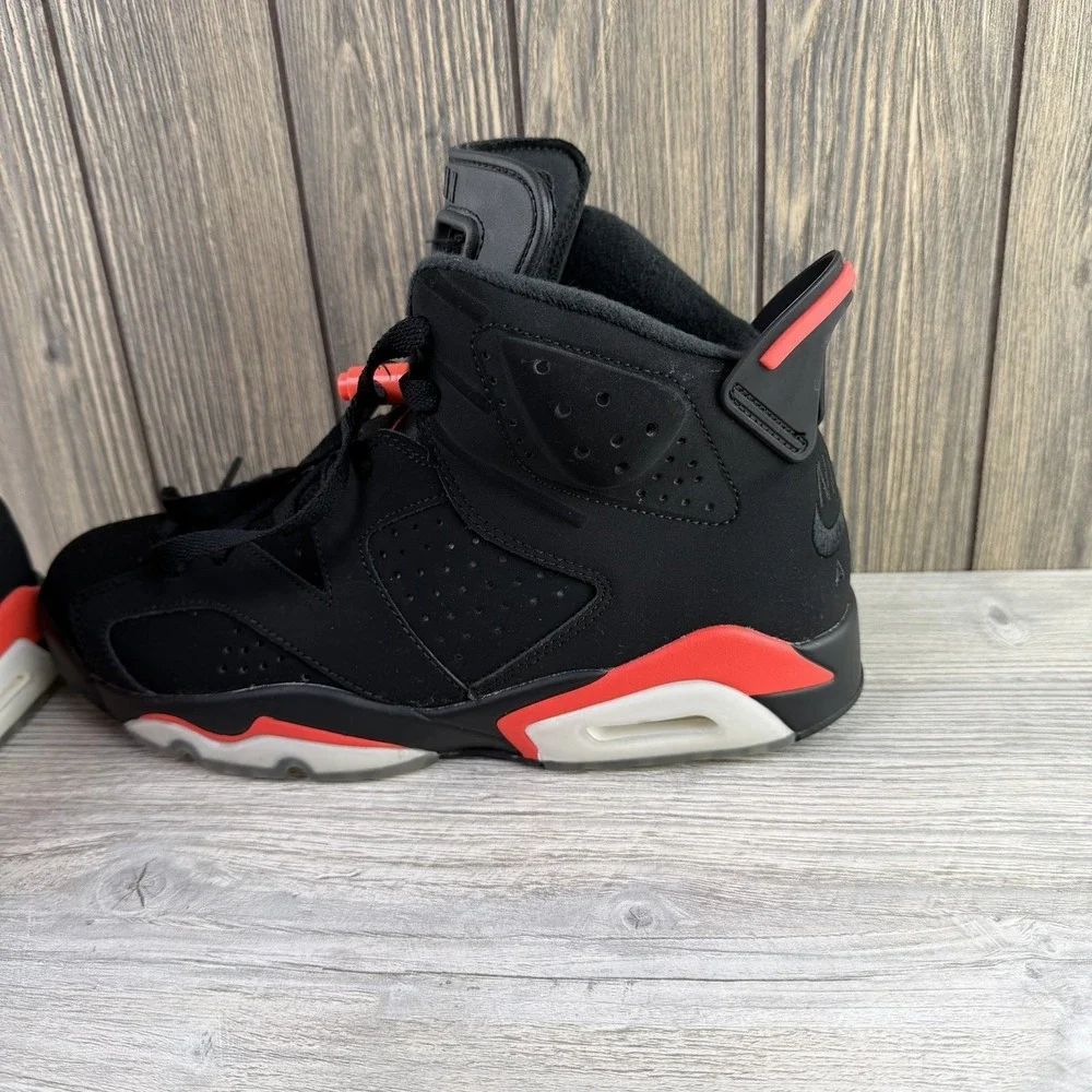 Nike Air Jordan 6 Retro Black Infrared 2019 384664-060 Men's Size 7.5 OG Box